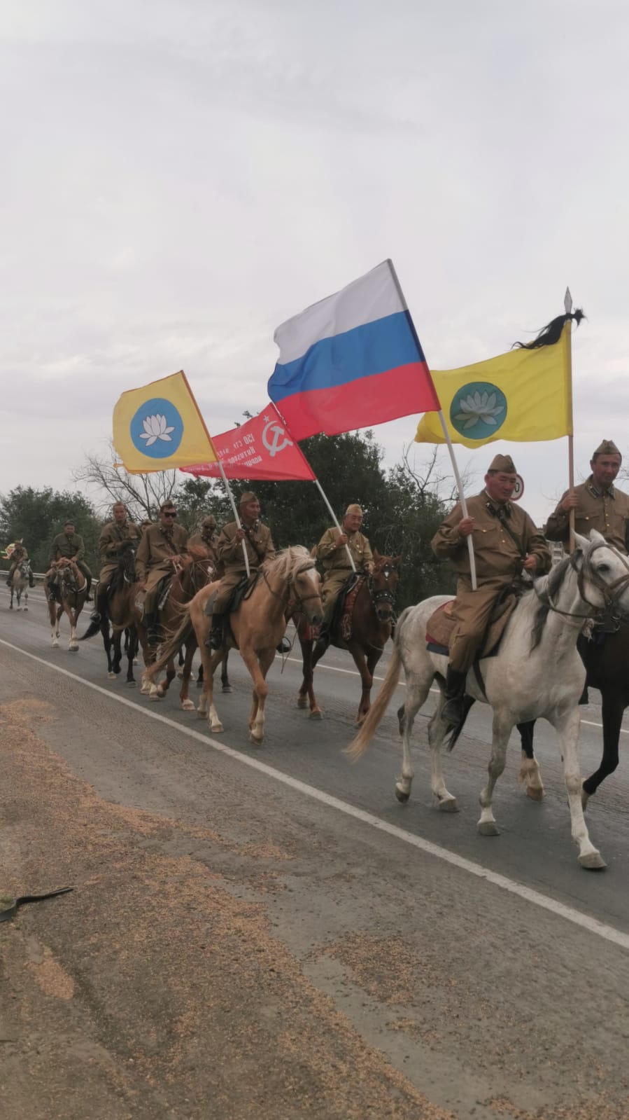 Митинг посвященный памяти 110-й Калмыцкой кавалерийской дивизии